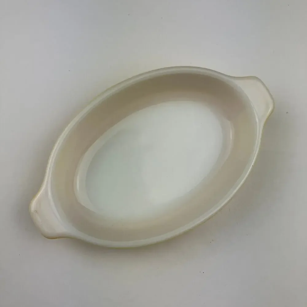 Pyrex Yellow Mini Oval Casserole Dish Vintage 10oz 700 Baking